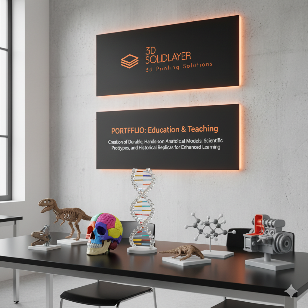 3D Printed Educational Teaching Aids